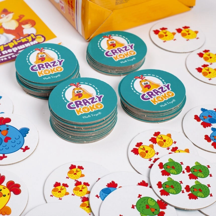 Настольная игра Ку-ку-рі-ку!, бренду Vladi Toys, для 2-4 гравців - 2 - KUBIX 