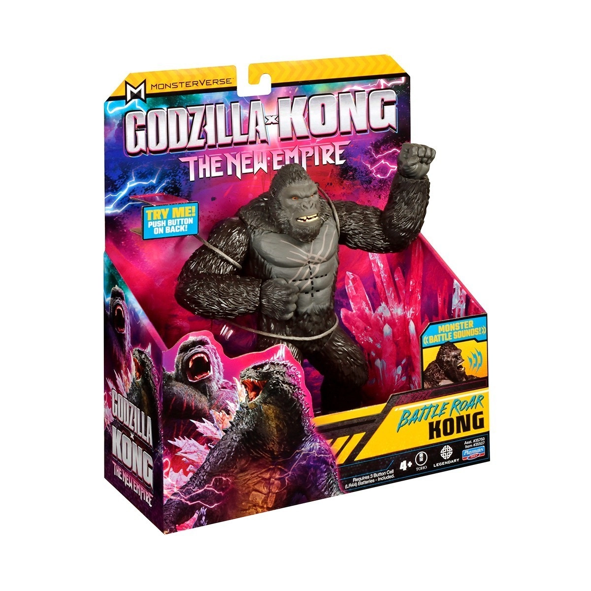 Фигурка GODZILLA X KONG – КОНГ ГОТОВ К БОЮ (18 см, звук), бренду MonsterVerse - 4 - KUBIX 