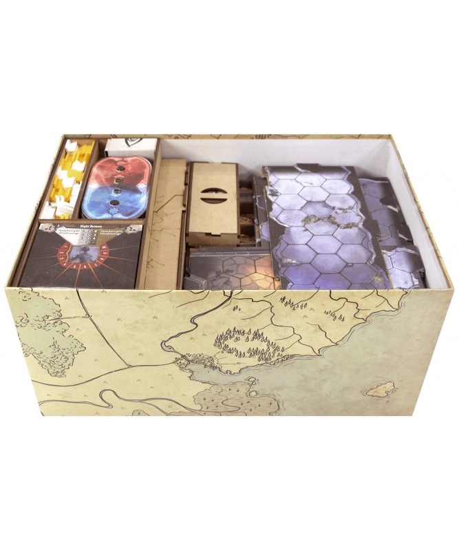 Органайзер для настольной игры Глумхейвен + дополнение Forgotten Circles (Organizer for Gloomhaven + Forgotten Circles), бренду Tower Rex - KUBIX