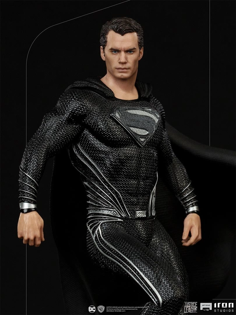Статуетка Супермен (DC COMICS Superman black suit art scale 1/10) - 3 - KUBIX 