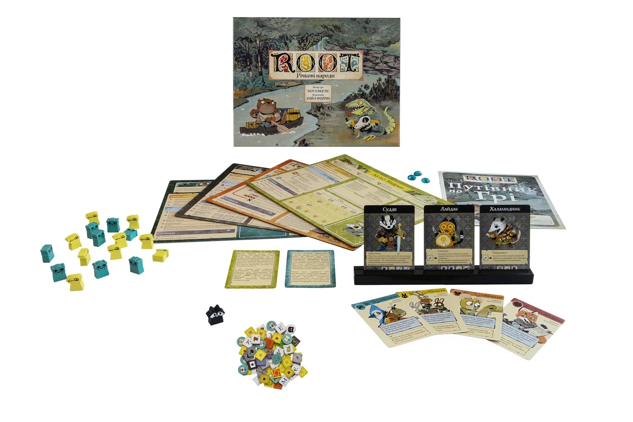Настольная игра Root. Речные народы (Root: The Riverfolk Expansion), бренду Kilogames, для 1-6 гравців, час гри > 60мин. - 2 - KUBIX 