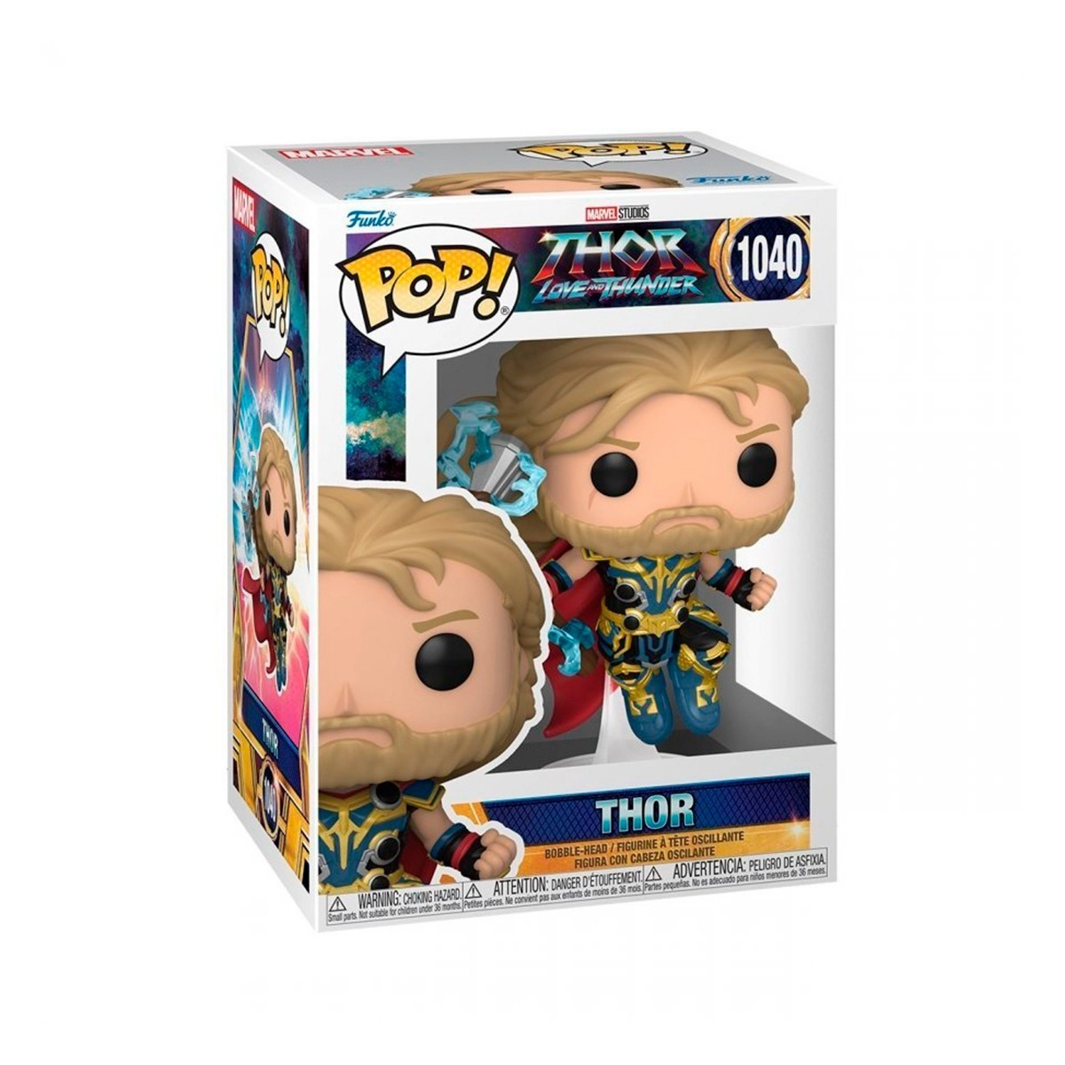 Фигурка FUNKO POP! ТОР (Thor) Marvel: Thor: Love and Thunder #1040, бренду Funko - 4 - KUBIX 