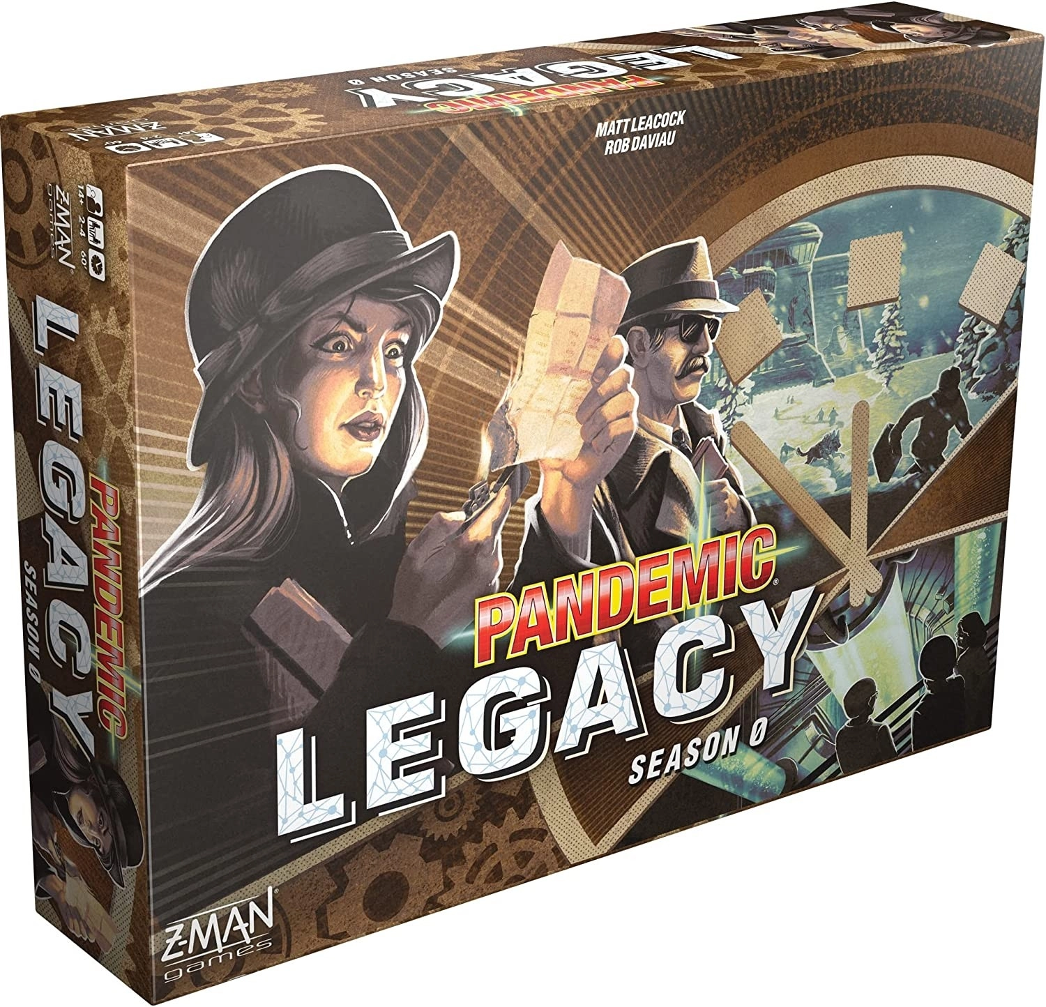 Настільна гра Pandemic: Legacy. Season Zero (Пандемія Легасі Сезон 0) (EN), для 2-4 гравців, час гри < 60хв. - KUBIX