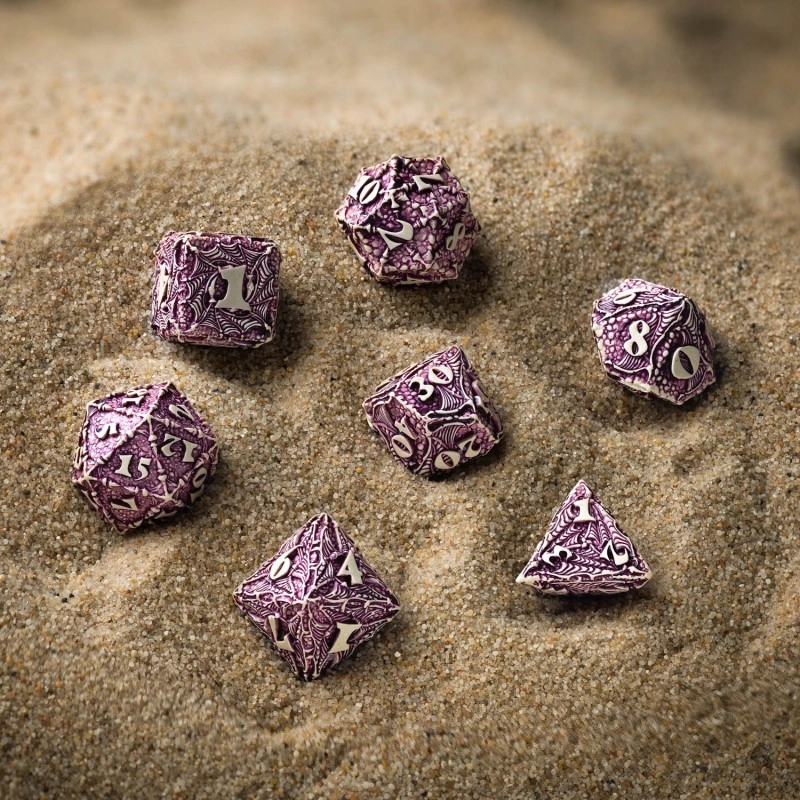 Набор кубиков Dracopolis: Yucatan Featherwing Dice Set (7), бренду Q-Workshop - 3 - KUBIX 