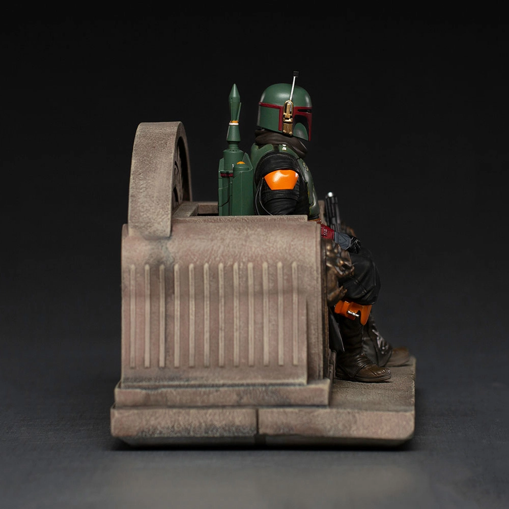 Статуетка Бобб Фетт на троні. Зоряні війни (STAR WARS Boba Fett on Throne) - 4 - KUBIX 