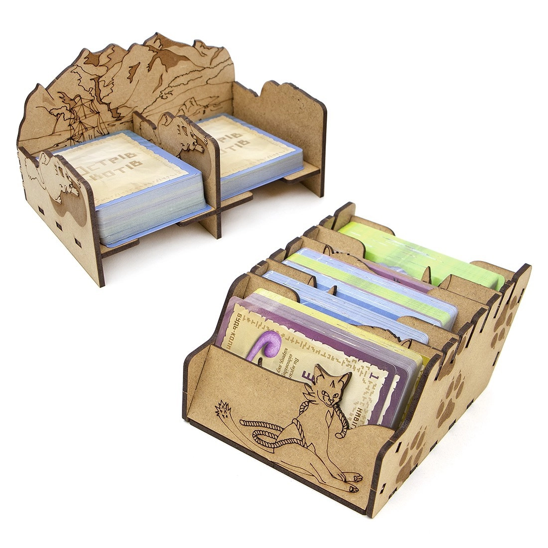 Органайзер для настольной игры Остров Котов (Organizer for boardgame Isle of Cats), бренду Tower Rex - 7 - KUBIX 