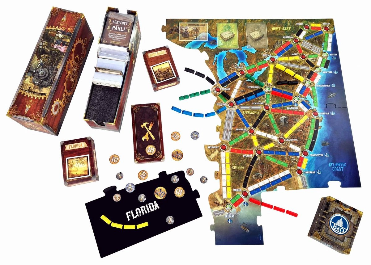 Настольная игра Билет на Поезд: Легенды Запада (Ticket to Ride: Legends of the West) (EN) , бренду Days of Wonder, для 2-5 гравців, час гри < 30мин. - 3 - KUBIX 