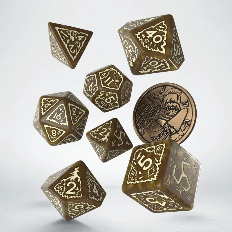 Набор кубиков The Witcher Dice Set. Crones - Weavess - KUBIX