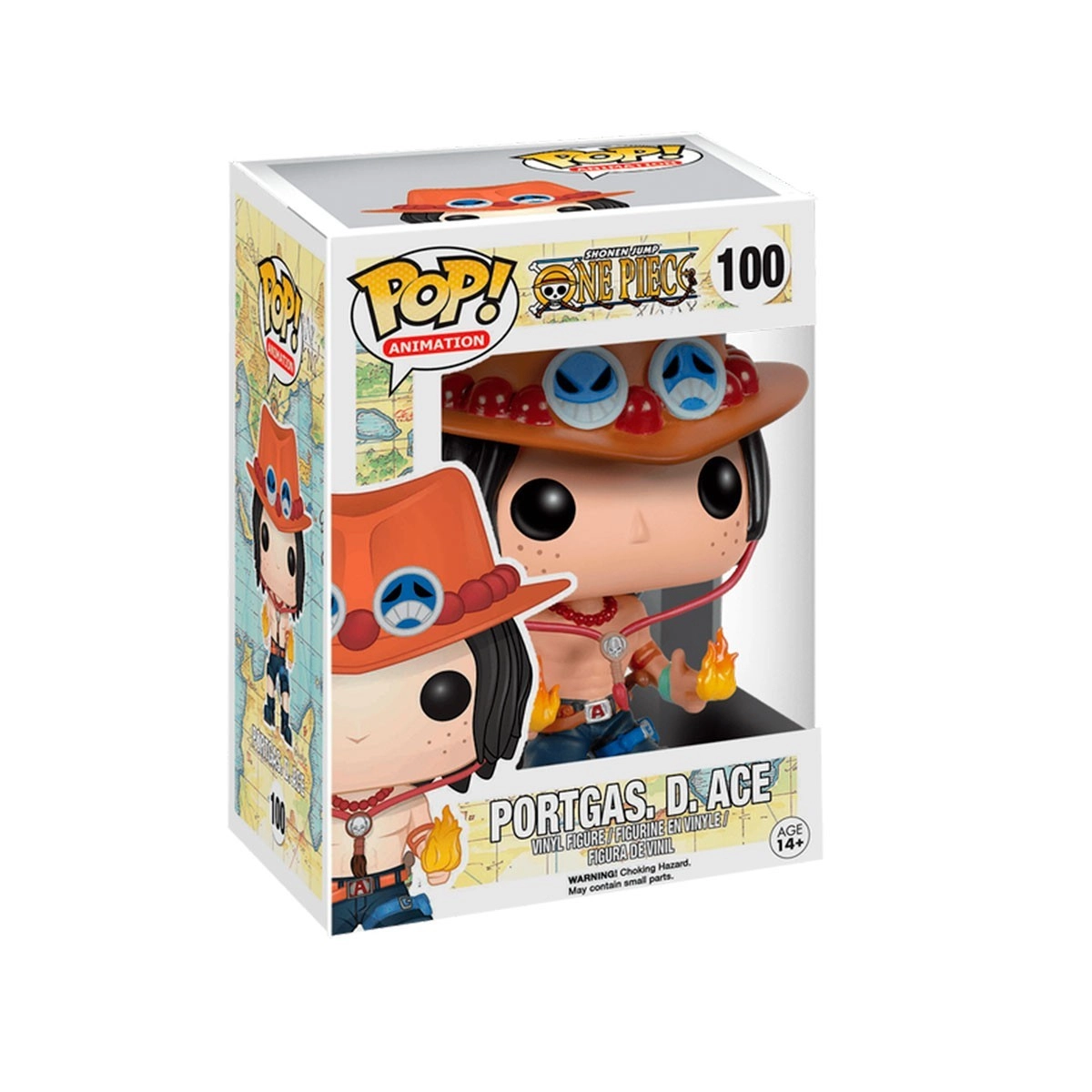 Игровая фигурка FUNKO POP! ПОРТГАС Д. ЭЙР (Portgas D Ace) One Piece: #100, бренду Funko - 5 - KUBIX 