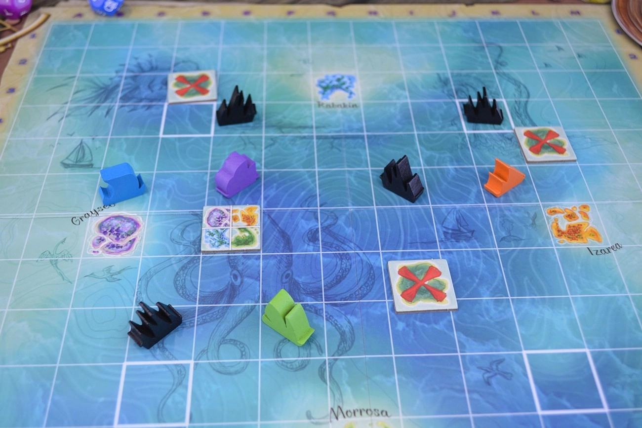 Настольная игра Sea of Plunder (Море пограбования) (EN), для 2-4 гравців, час гри < 30мин. - 8 - KUBIX 