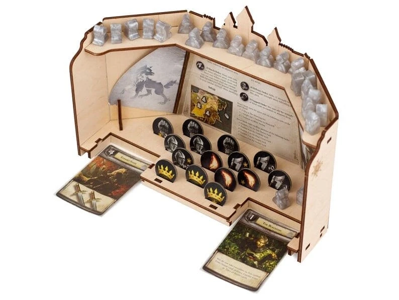 Органайзер Ширма для Игра Престолов: Замки Семь Королевств (6шт) (Screen Organizer for Game of Thrones: Castles of the Seven Kingdoms (6pcs)), бренду Tower Rex - KUBIX
