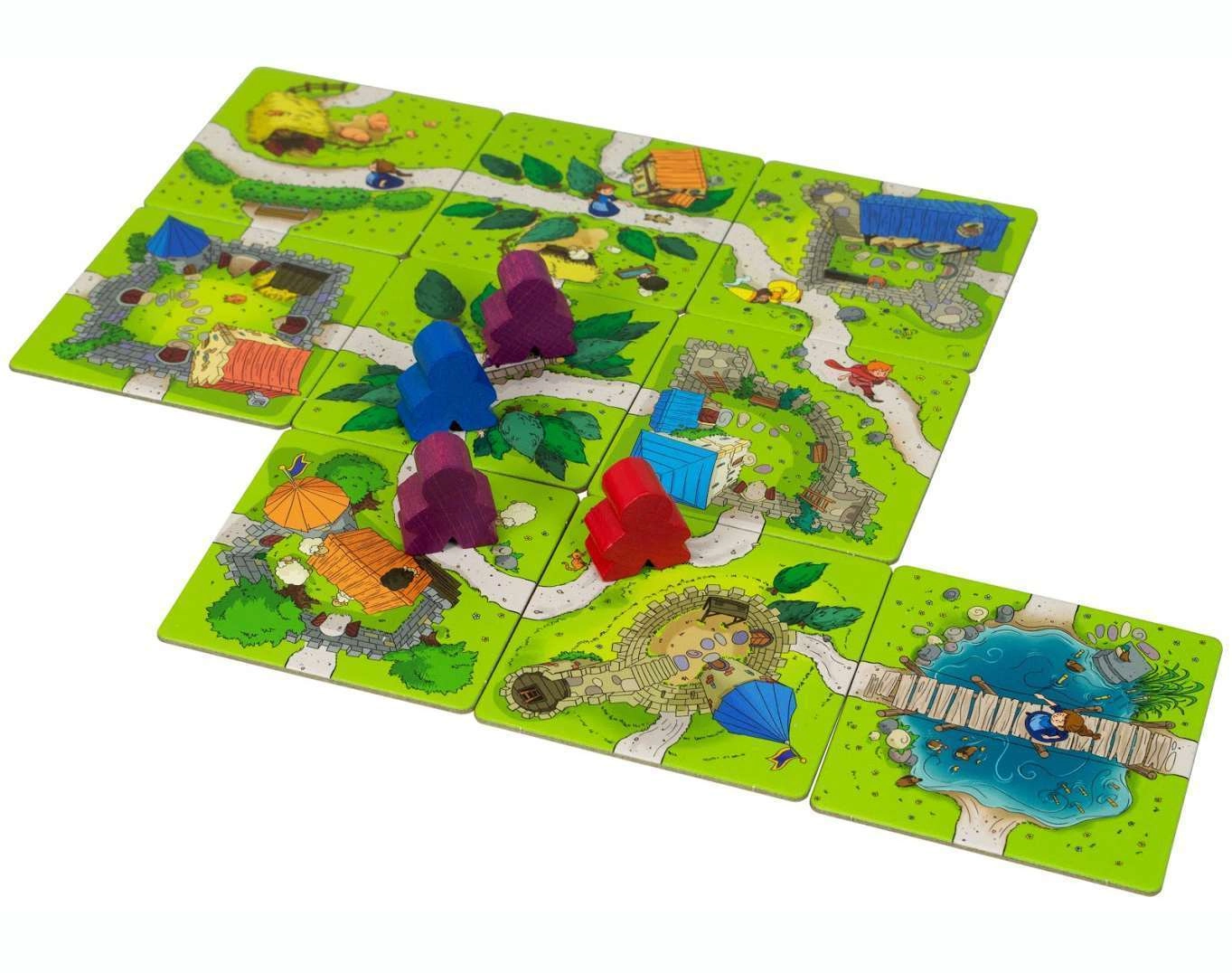 Настільна гра Каркассон для дітей (My First Carcassonne), бренду Feelindigo, для 2-4 гравців, час гри < 30хв. - 3 - KUBIX 