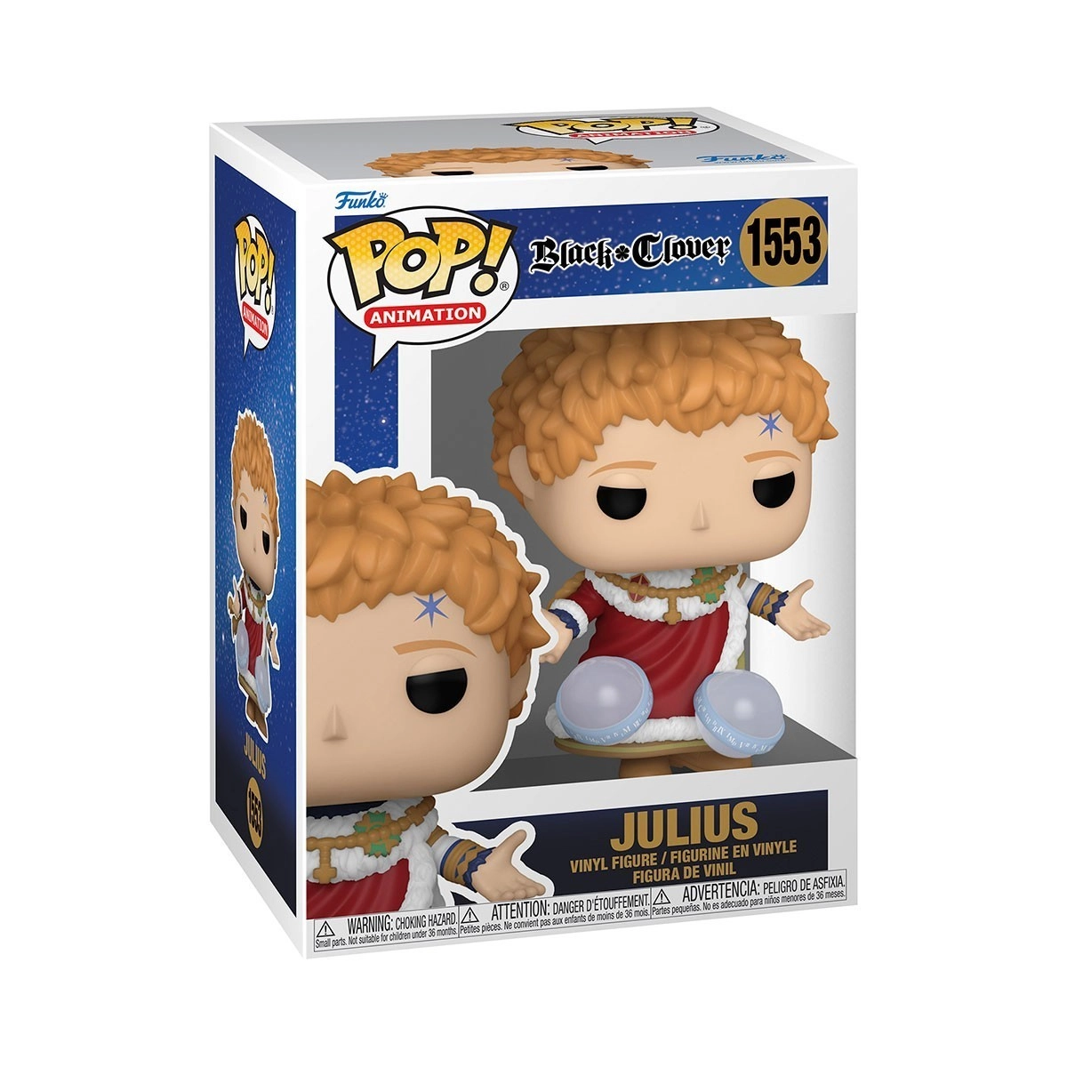 Игровая фигурка FUNKO POP! ЮЛИУС (Julius) Black Clover: #1553, бренду Funko - 5 - KUBIX 