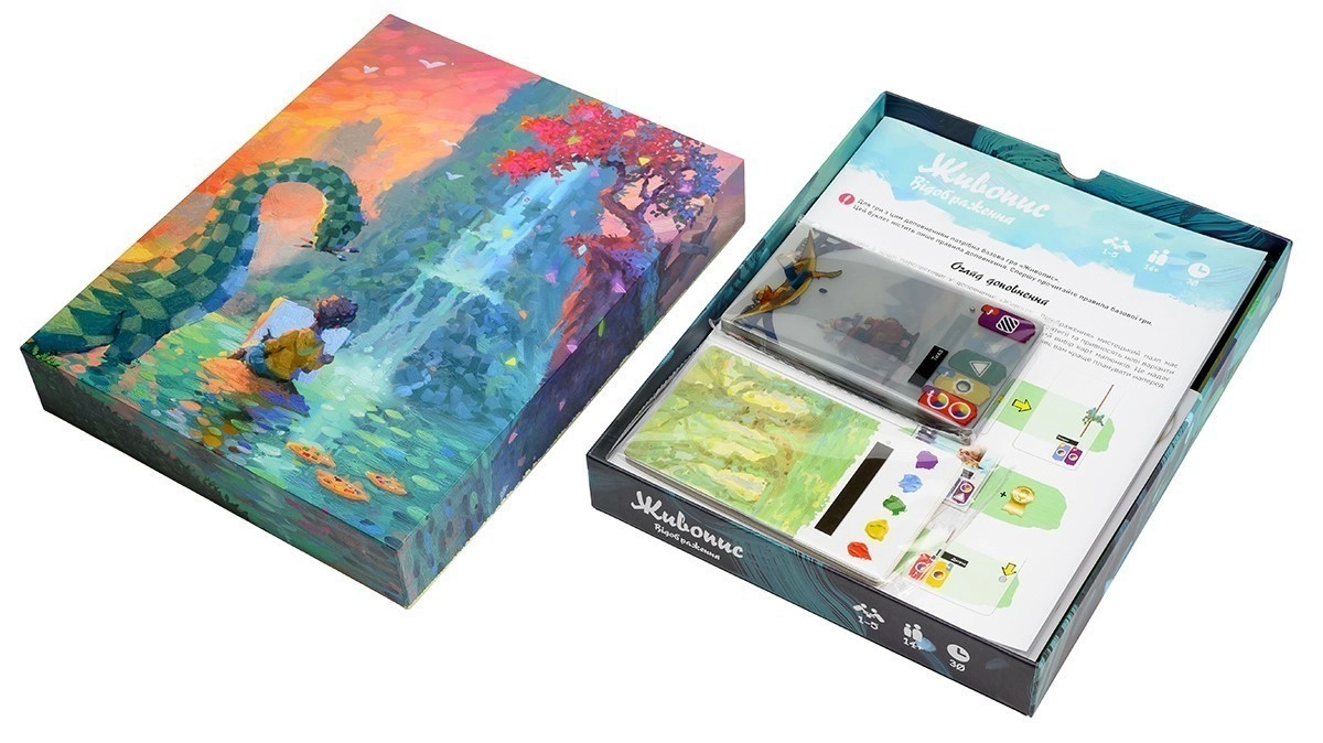 Настольная игра Живопись. Отражения (Canvas: Reflections), бренду Игромаг, для 1-5 гравців, час гри < 30мин. - 4 - KUBIX 
