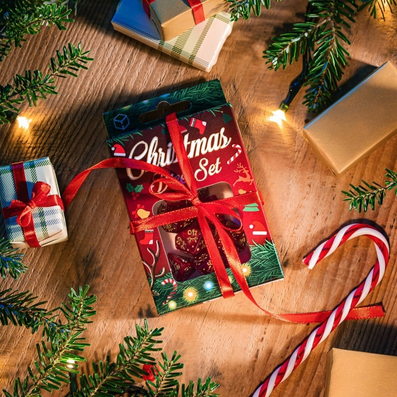 Набір кубиків Christmas Dice Set - 5 - KUBIX 