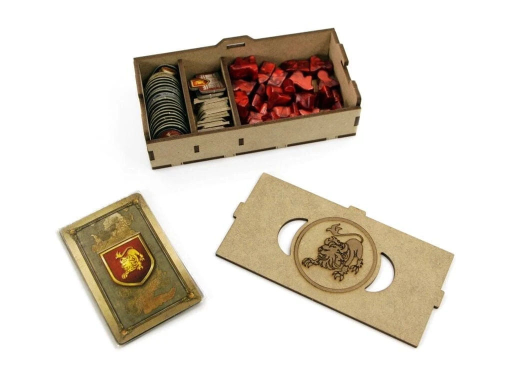 Органайзер для настільної гри Гра Престолів + Мати драконів (Organizer for boardgame A Game of Thrones + Mother of Dragons), бренду Tower Rex - 4 - KUBIX 
