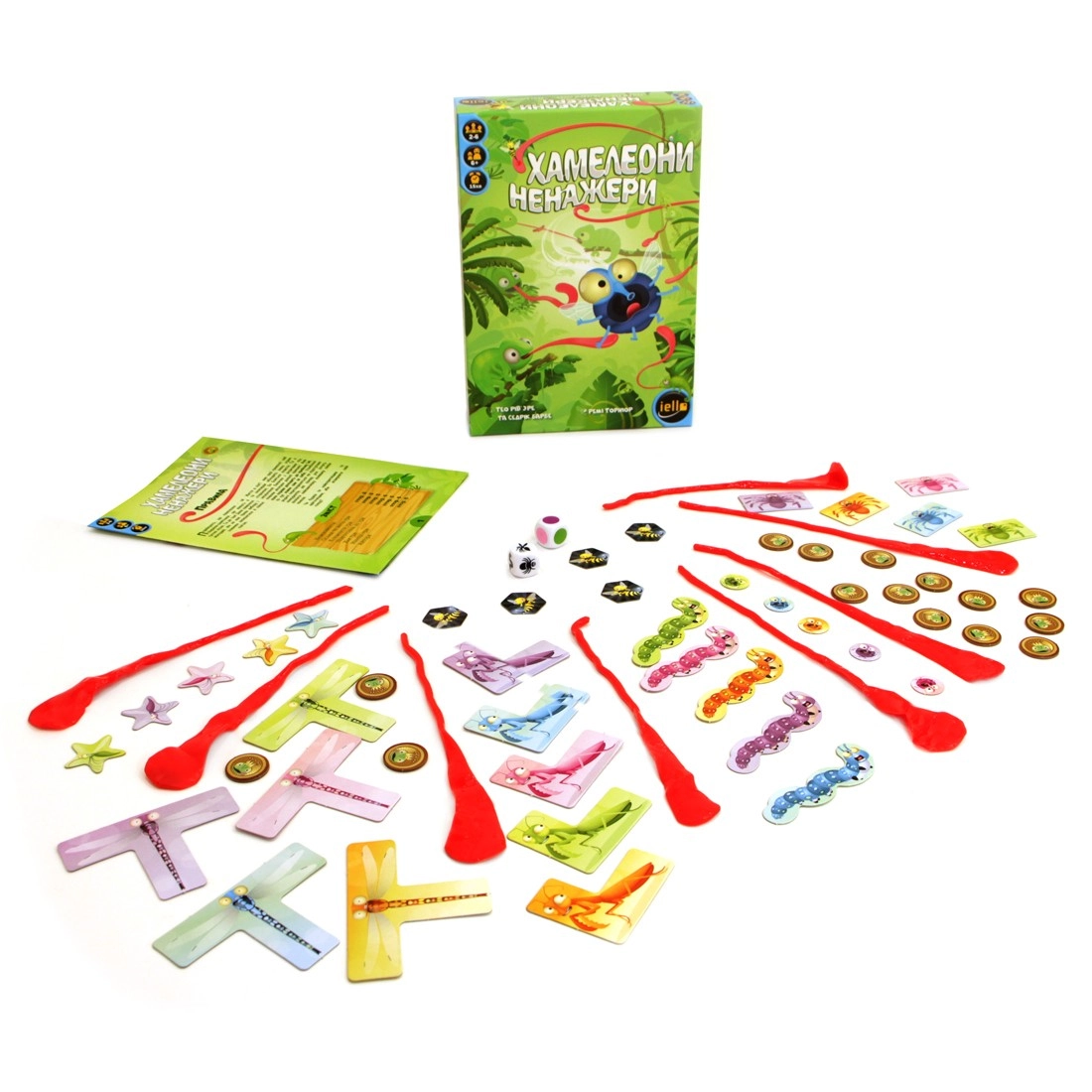 Настольная игра Хамелеоны Ненажеры (Sticky Chameleons), бренду Игромаг, для 2-6 гравців, час гри < 30мин. - 4 - KUBIX 