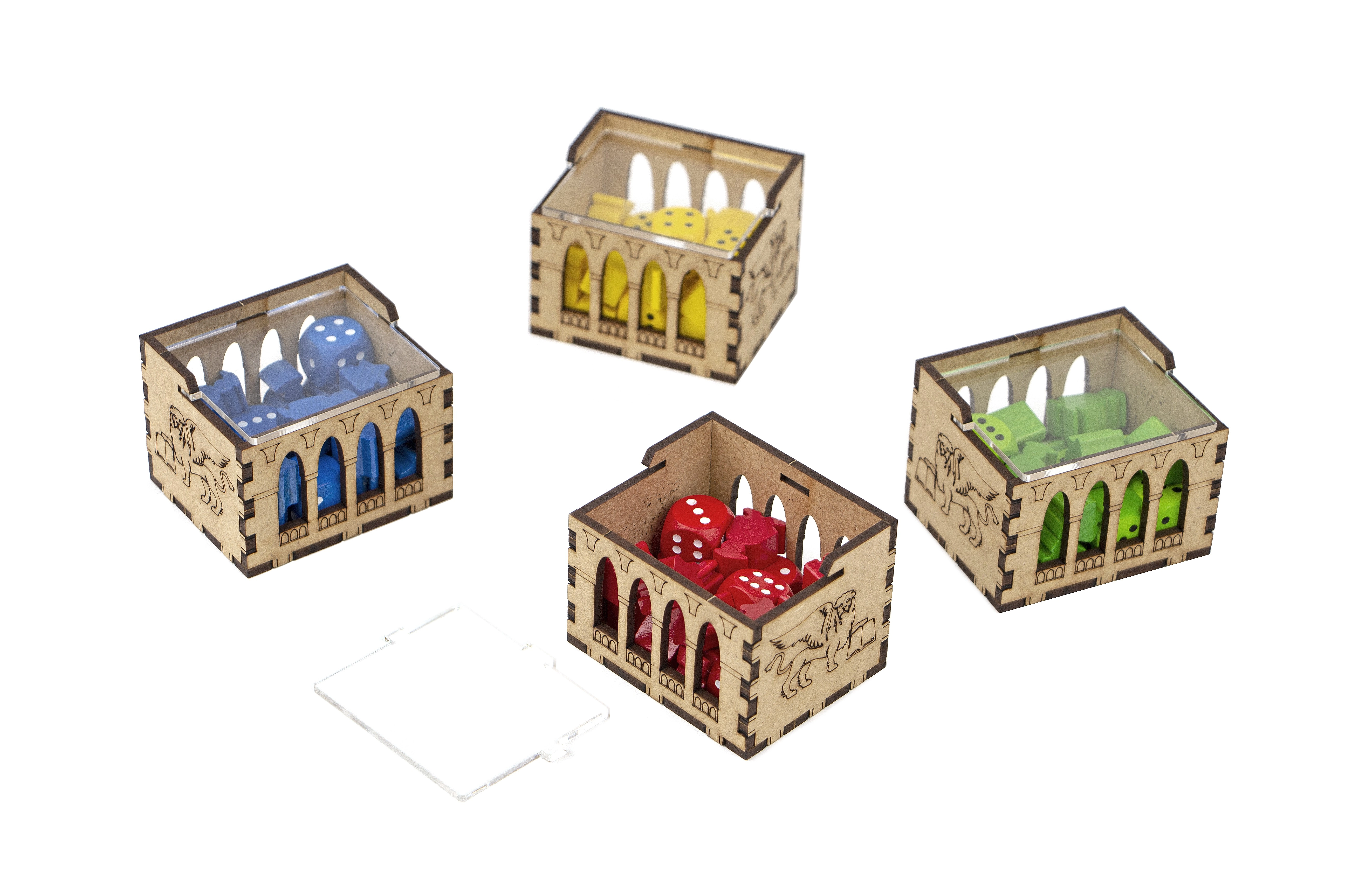 Органайзер для настільної гри Марко Поло II (Organizer for boardgame Marco Polo II), бренду Tower Rex - 3 - KUBIX 