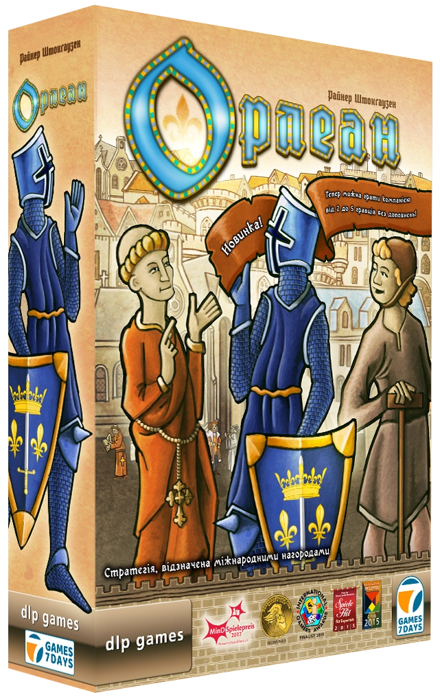 Настільна гра Орлеан (Orleans), бренду Games 7Days, для 2-5 гравців, час гри > 60хв. - KUBIX