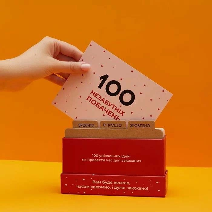 Настільна гра 100 незабутніх побачень, бренду Memo Games, для 2-2 гравців, час гри < 30хв. - 8 - KUBIX 