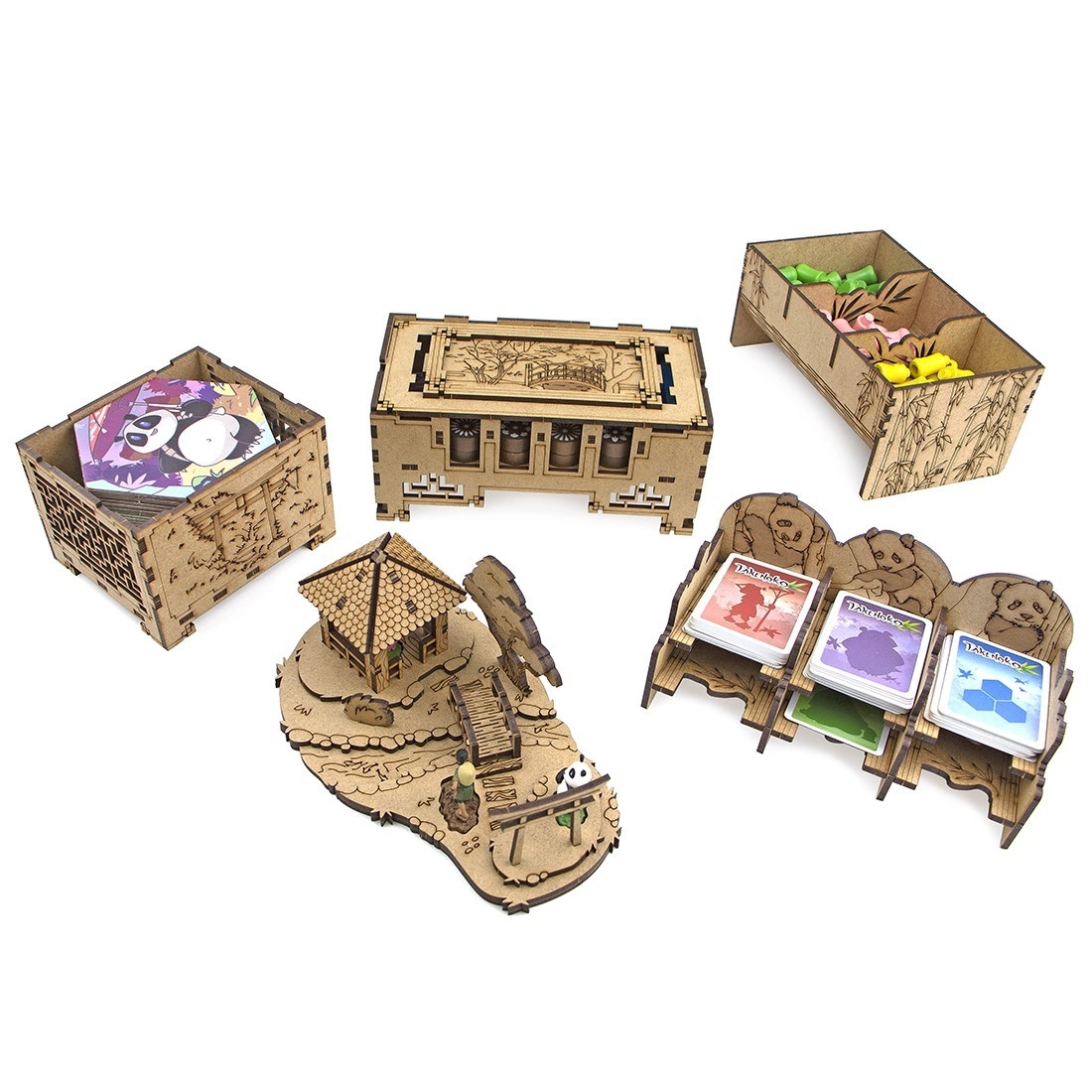 Органайзер для настольной игры Такеноко (Organizer for boardgame Takenoko), бренду Tower Rex - 3 - KUBIX 