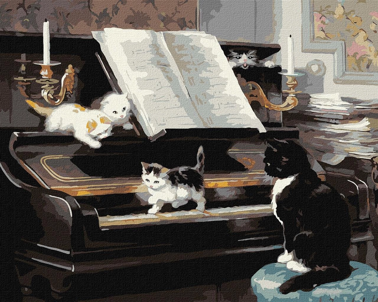 Картина по номерам Музиканти (40х50 см), бренду Ідейка - KUBIX