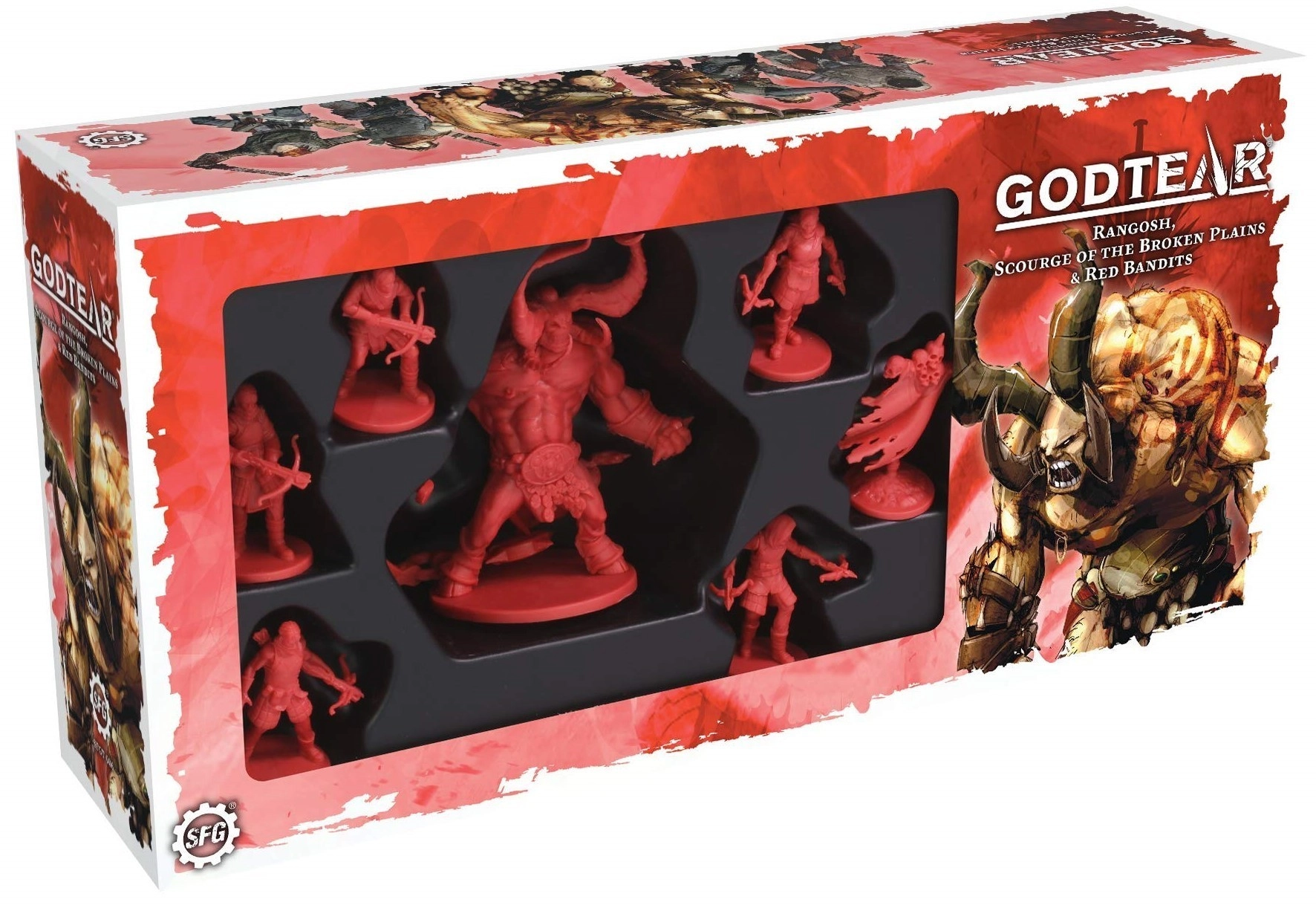 Настільна гра Godtear: Rangosh, Scourge of the Broken Plains & Red Bandits (EN), бренду Steamforged Games Ltd. - KUBIX