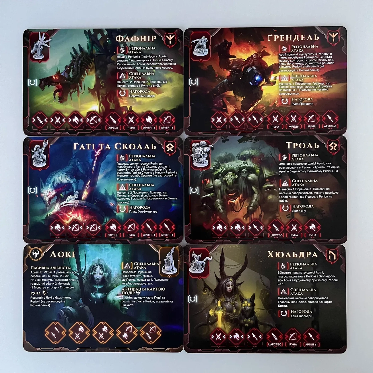 Настільна гра Володарі Раґнароку (Lords of Ragnarok), бренду Ігрова Майстерня, для 1-4 гравців, час гри > 60хв. - 5 - KUBIX 