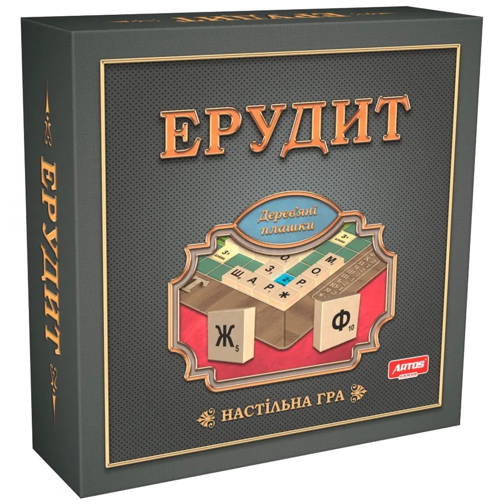 Настільна гра Ерудит, бренду Artos games, для 2-4 гравців - KUBIX