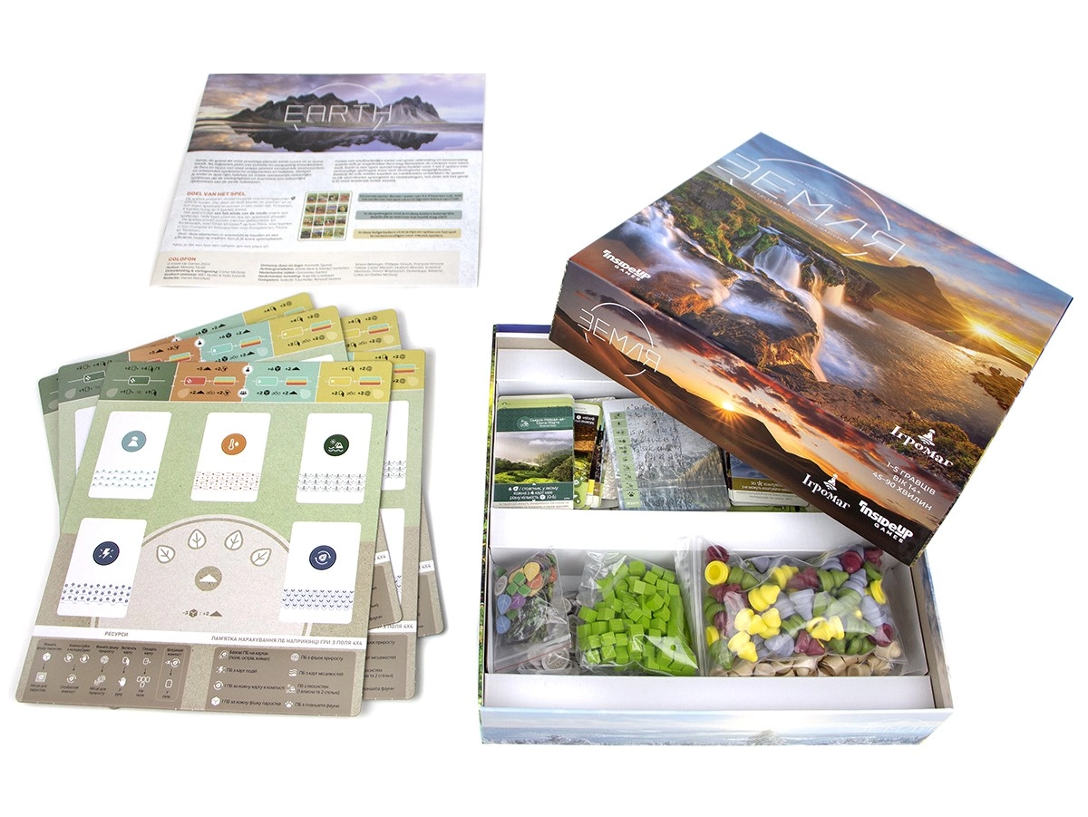 Настольная игра Земля (Earth), бренду Игромаг, для 1-5 гравців, час гри < 60мин. - 9 - KUBIX 