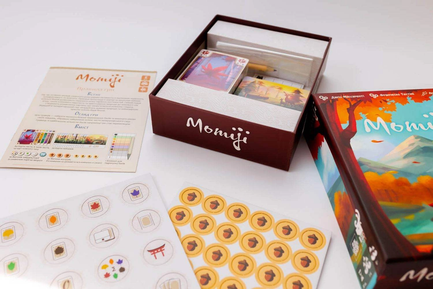 Настольная игра Momiji , бренду Fun Games Shop, для 1-4 гравців, час гри < 30мин. - 3 - KUBIX 