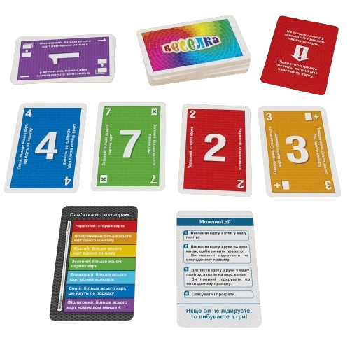 Настільна гра Веселка, бренду Artos games, для 2-4 гравців, час гри < 30хв. - 3 - KUBIX 
