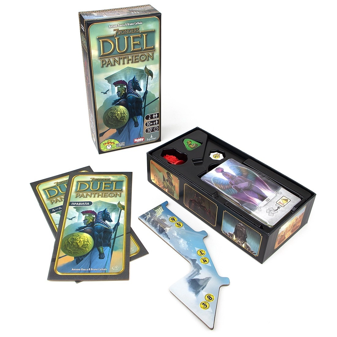 Настільна гра 7 Чудес Дуель: Пантеон (7 Wonders Duel: Pantheon), бренду Ігромаг, для 2-2 гравців, час гри < 30хв. - 4 - KUBIX 