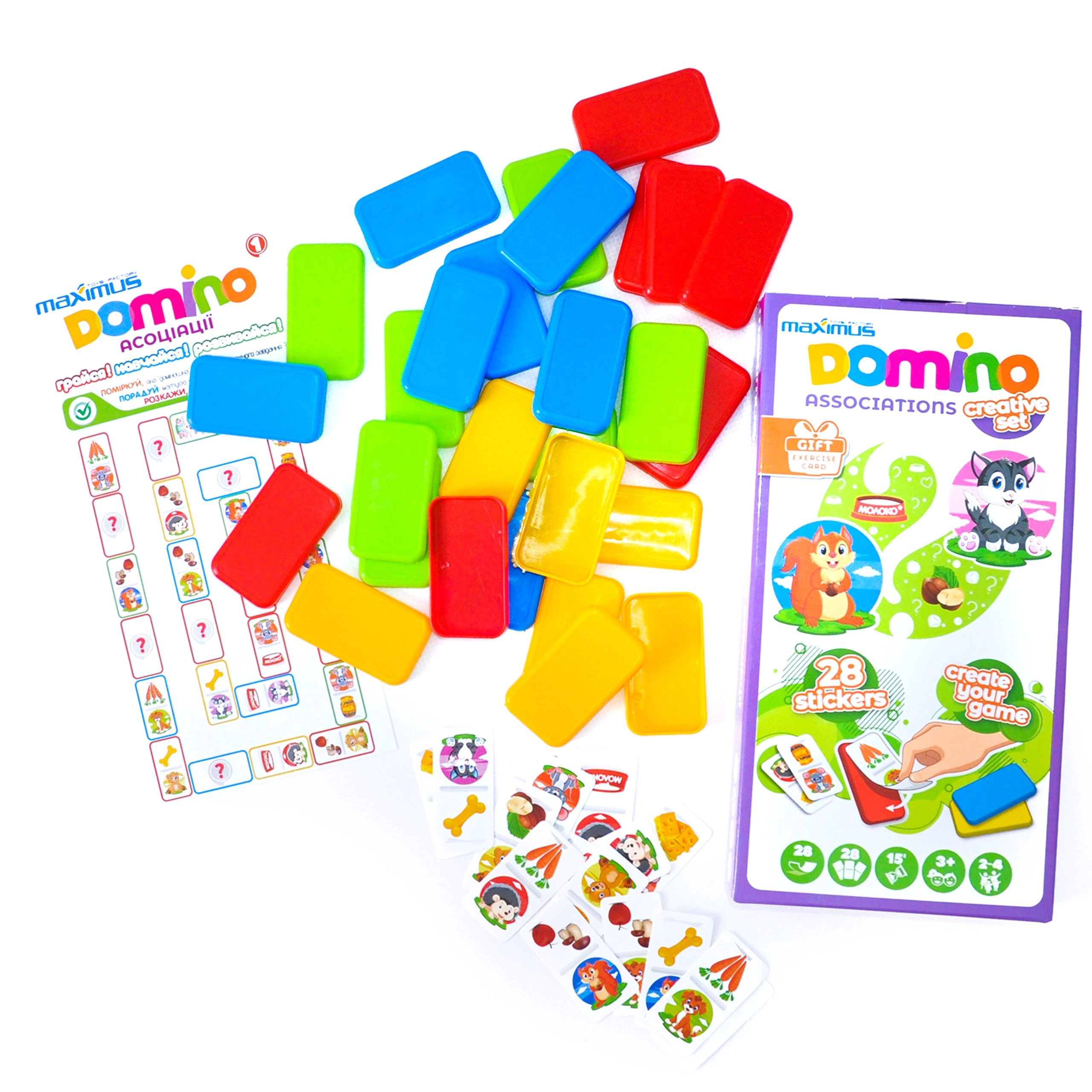 Настольная игра Домино. Ассоциации , бренду Maximus, для 2-4 гравців, час гри < 30мин. - 3 - KUBIX 