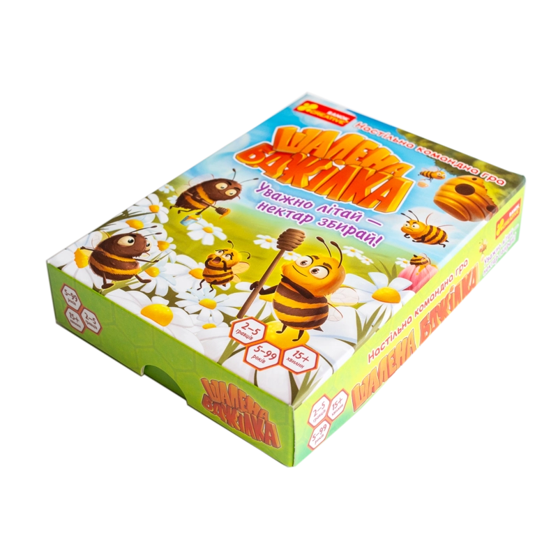 Настольная игра Безумная пчелка, бренду Ранок, для 2-5 гравців, час гри < 30мин. - 11 - KUBIX 