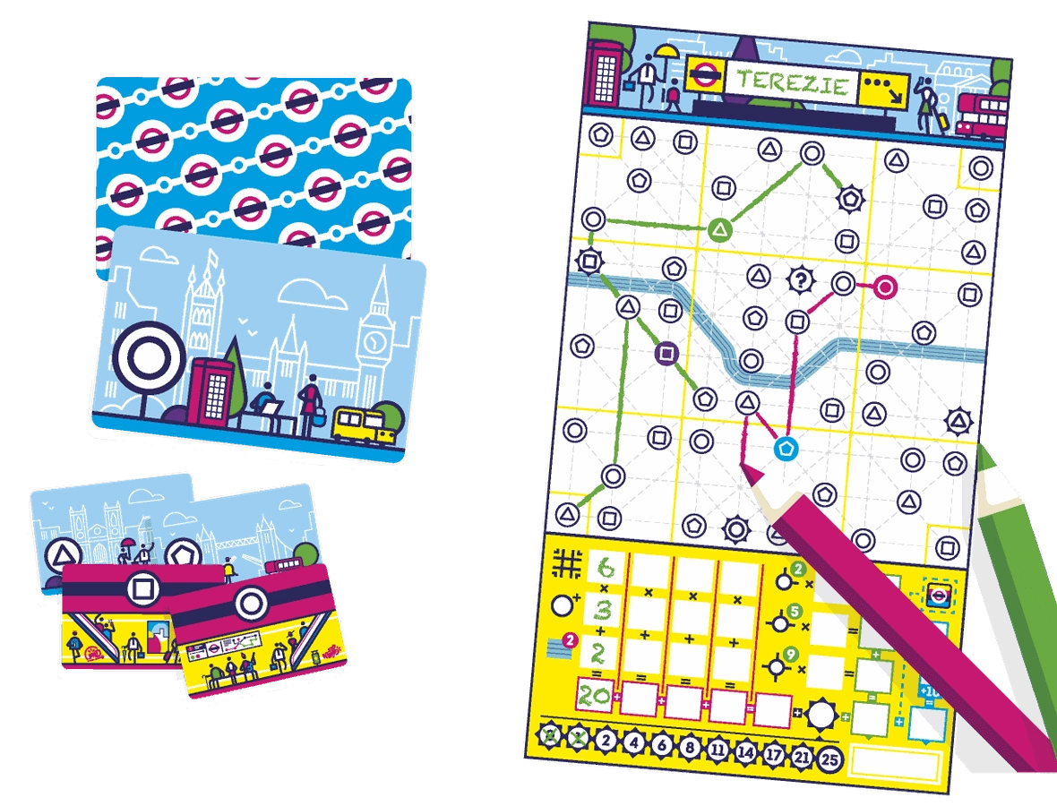 Настольная игра Следующая станция Лондон (Next Station: London), бренду Feelindigo, для 1-4 гравців, час гри < 30мин. - 4 - KUBIX 