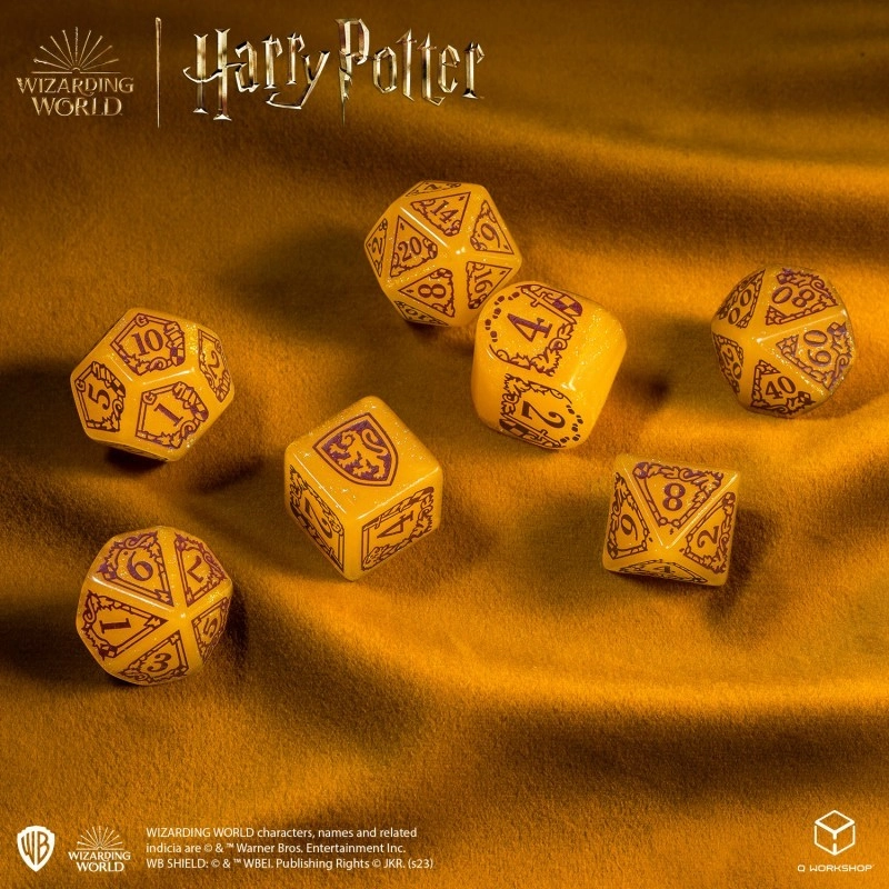 Набор кубиков Harry Potter. Gryffindor Modern Dice Set - Gold - 3 - KUBIX 