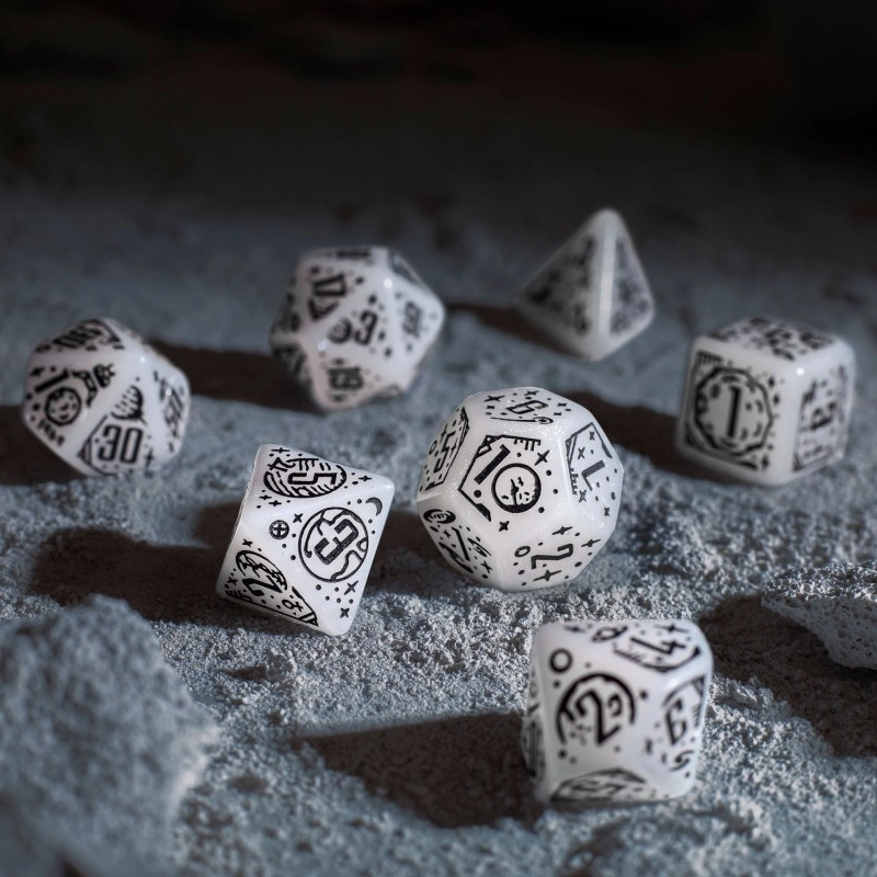 Набір кубиків Space Dice Set: Apollo (7), бренду Q-Workshop - 6 - KUBIX 