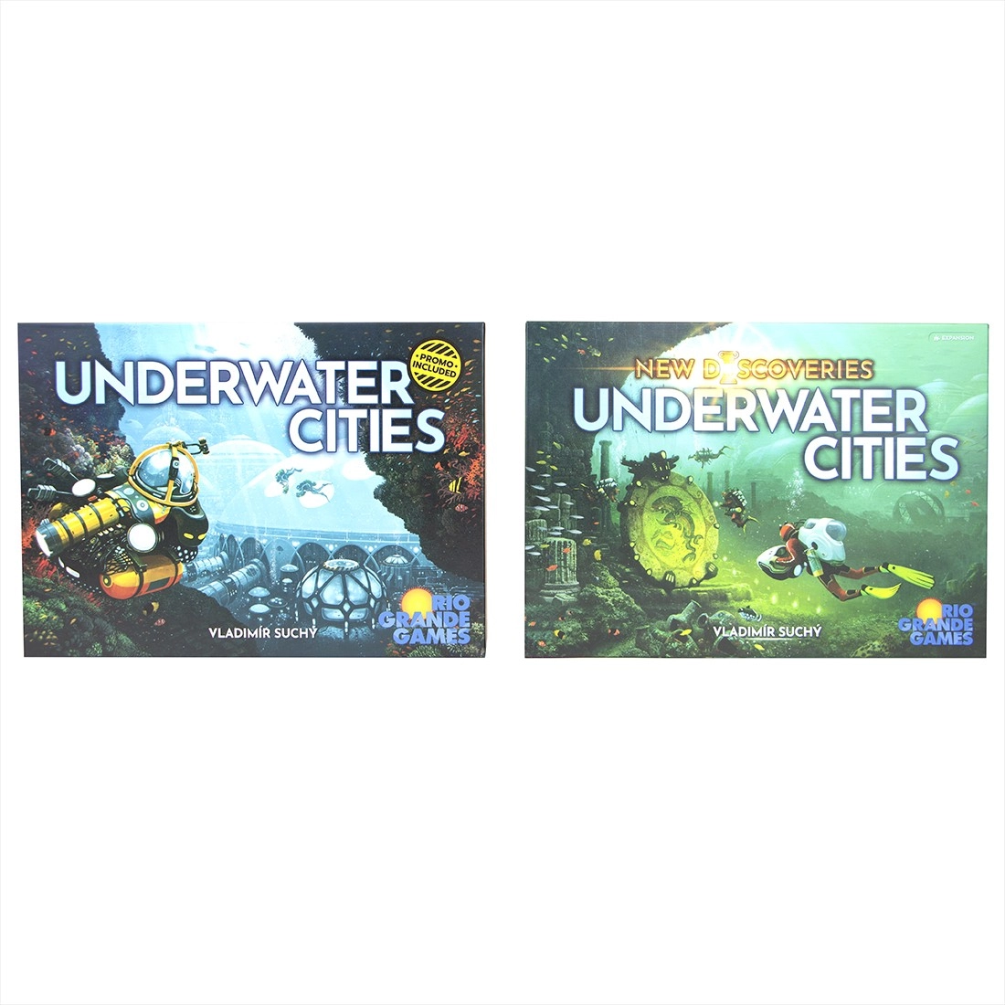 Органайзер для настільної гри Підводні Міста (Organizer for boardgame Underwater Cities), бренду Tower Rex - 3 - KUBIX 