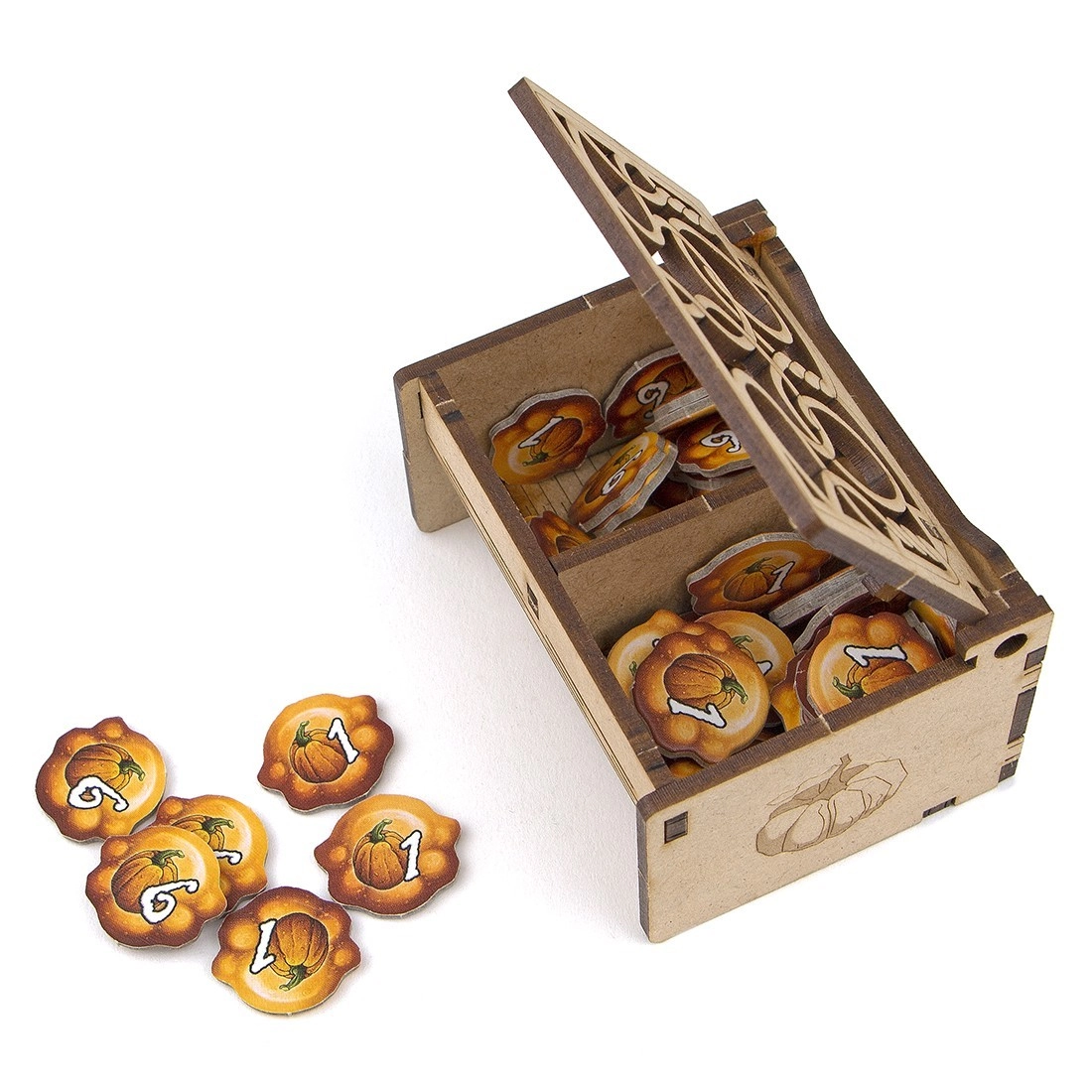 Органайзер для настольной игры Проходимцы Кведлинбурга (Organizer for boardgame The Quacks of Quedlinburg), бренду Tower Rex - 4 - KUBIX 