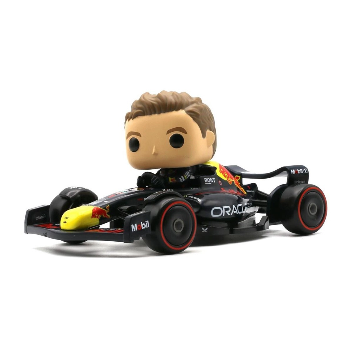 Игровая фигурка FUNKO POP! МАКС ФЕРСТАППЕН В МАШИНЕ (Max Verstappen) Oracle Racing #307, бренду Funko - KUBIX
