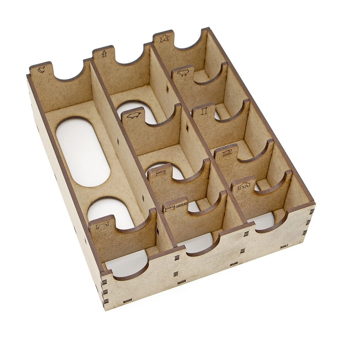 Органайзер для настольной игры Каркассон (Organizer for boardgame Carcassonne), бренду Tower Rex - 5 - KUBIX 