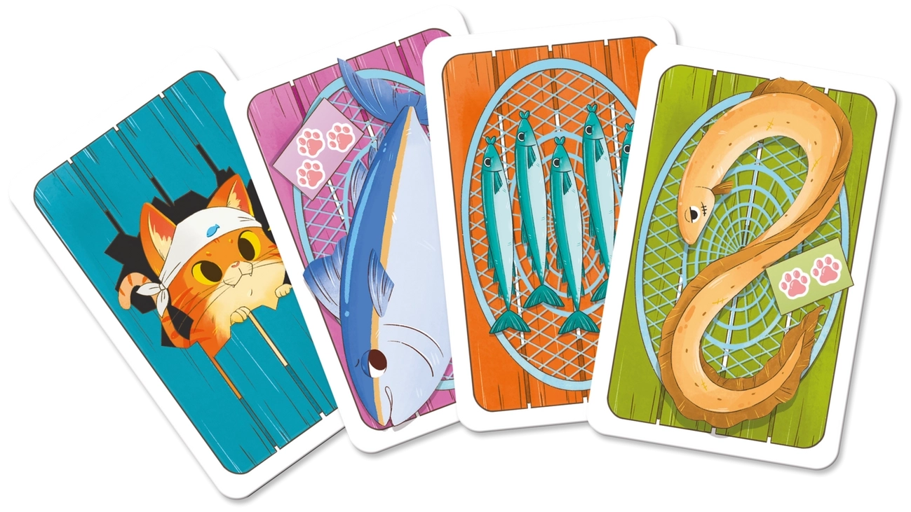Настольная игра Кошачья Рыбёрня (Fish & Katz), бренду Geekach Games, для 2-6 гравців, час гри < 30мин. - 4 - KUBIX 