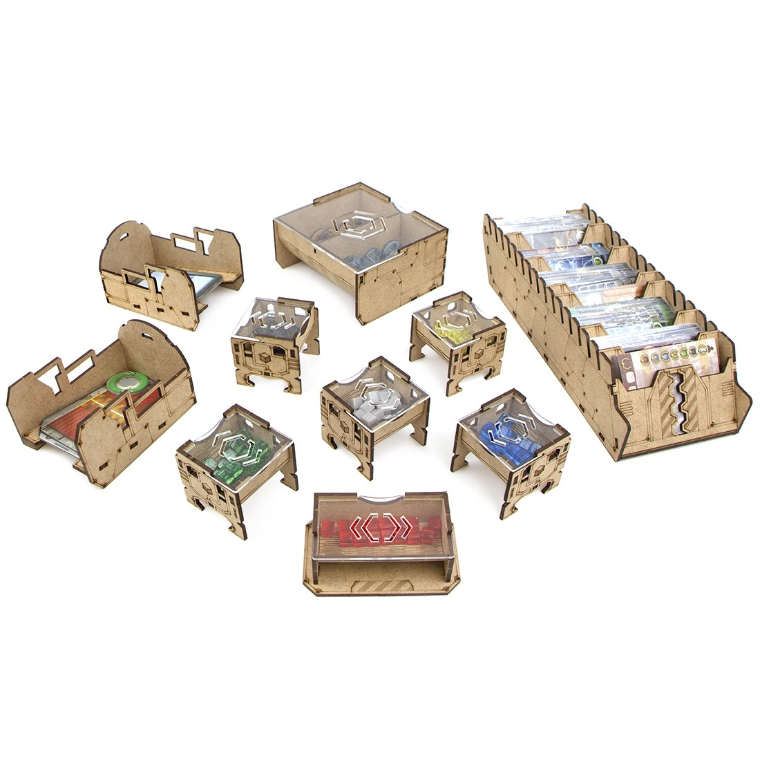 Органайзер для настільної гри Цей Дивовижний Світ (Organizer for boardgame It's a Wonderful World), бренду Tower Rex - 3 - KUBIX 