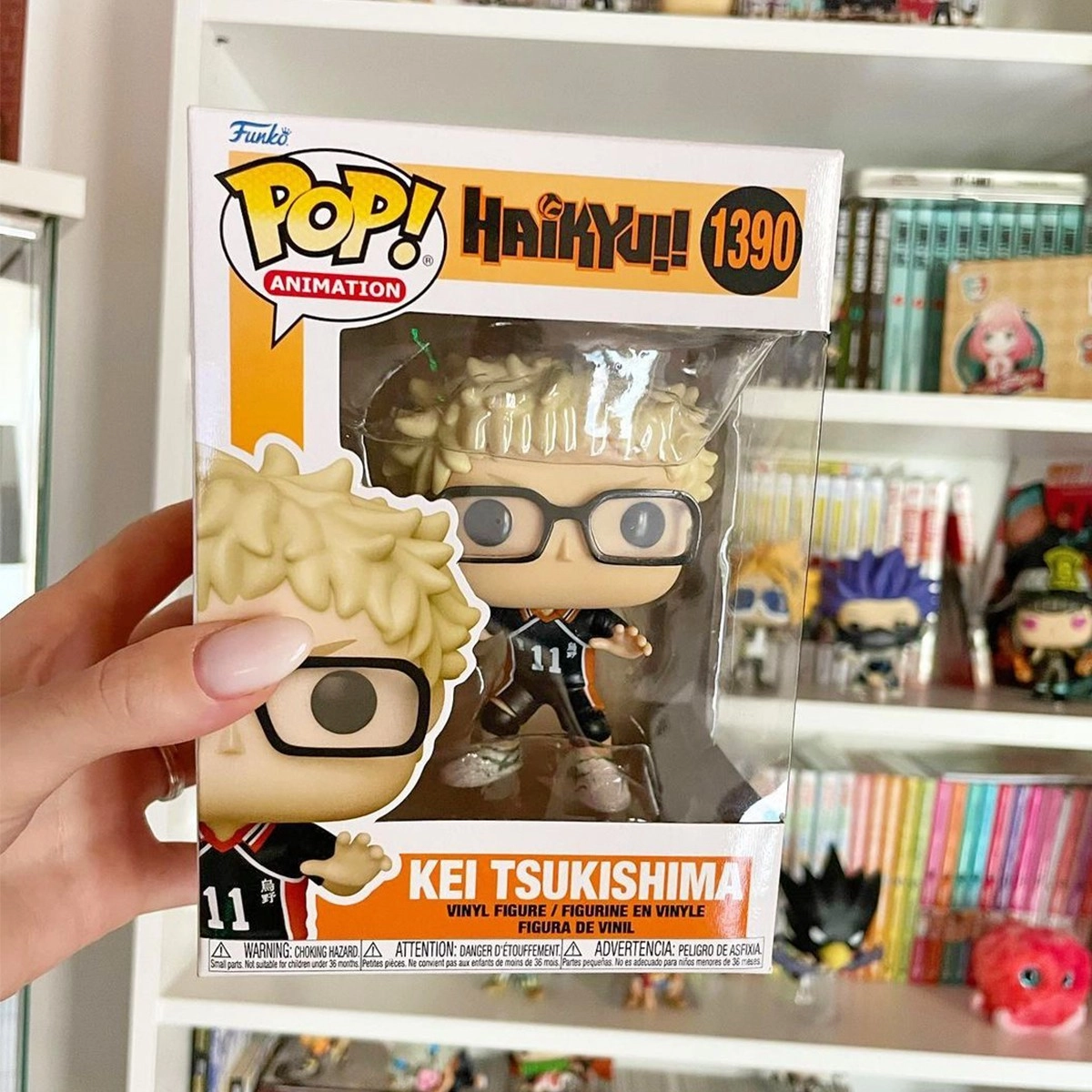 Игровая фигурка FUNKO POP! КЕЙ ЦУКИШИМА (Kei Tsukishima) Haikyu #1390, бренду Funko - 3 - KUBIX 