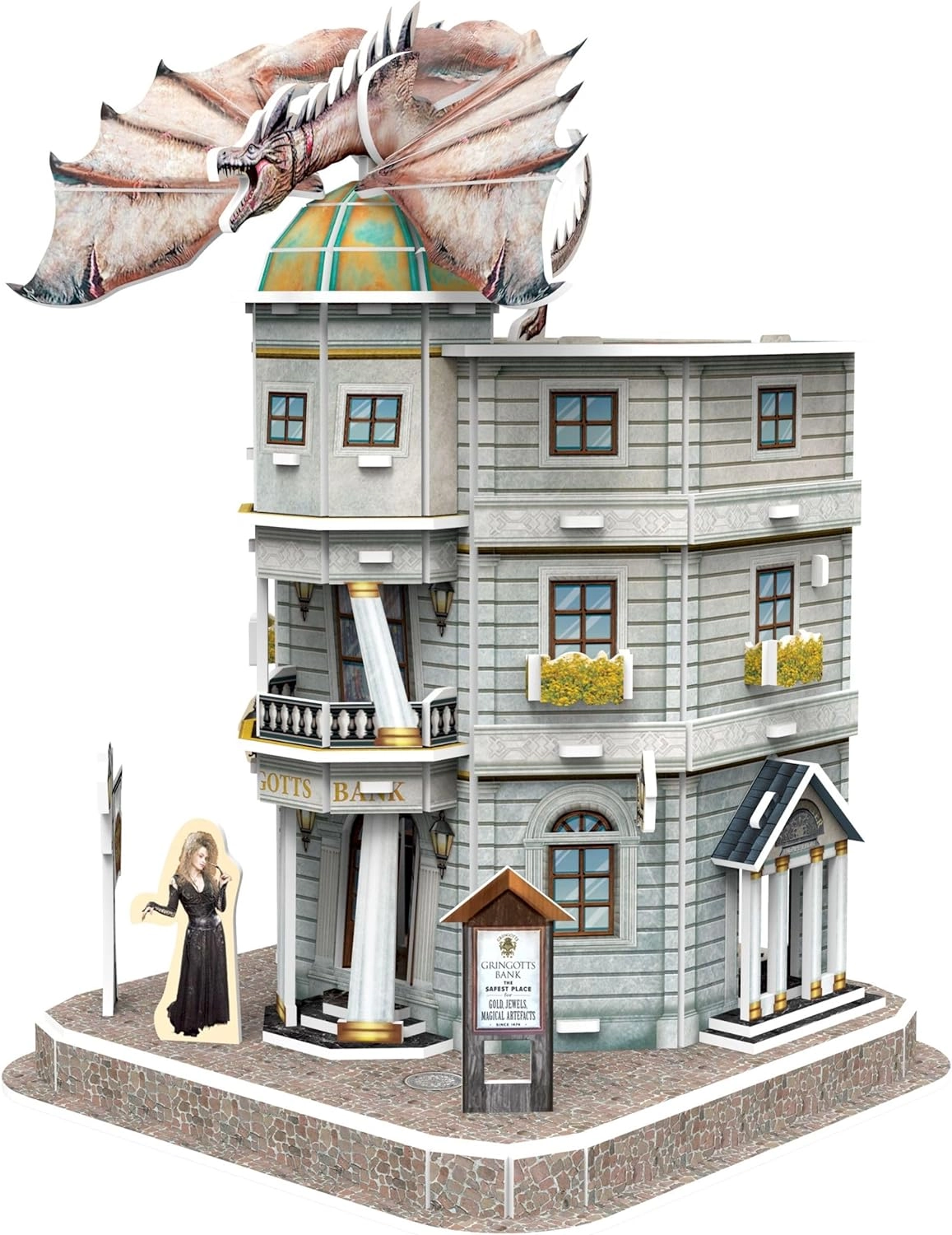 Банк Ґрінґотс Пазл 3D (Gringotts Bank Set 3D puzzle) - 5 - KUBIX 
