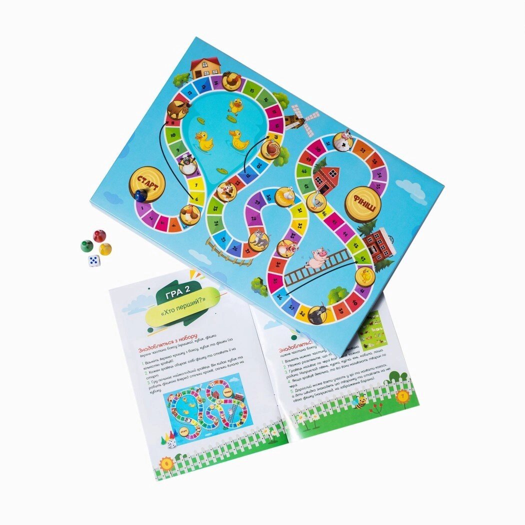 Настольная игра Животные на ферме, бренду Ранок, для 1-3 гравців - 4 - KUBIX 