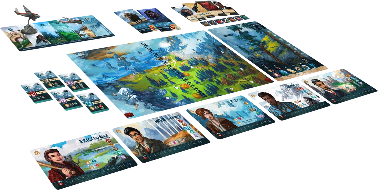 Настольная игра Спящие Боги. Дальнее небо (Sleeping Gods: Distant Skies), бренду Games 7Days, для 1-4 гравців, час гри > 60мин. - 2 - KUBIX 