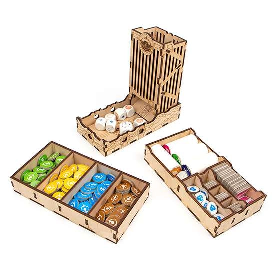 Органайзер для настольной игры Агентство ВРЕМЯ (Organizer for boardgame T.I.M.E Stories), бренду Tower Rex - 2 - KUBIX 