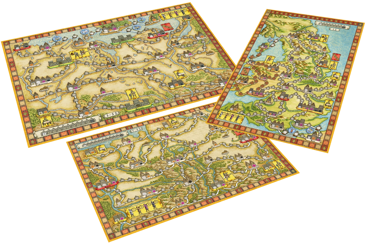 Настольная игра Ганзейский союз. Полное издание (Hansa Teutonica: Big Box), бренду Games 7Days, для 3-5 гравців, час гри > 60мин. - 3 - KUBIX 